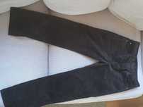 Spodnie czarne welurowe Massimo Dutti