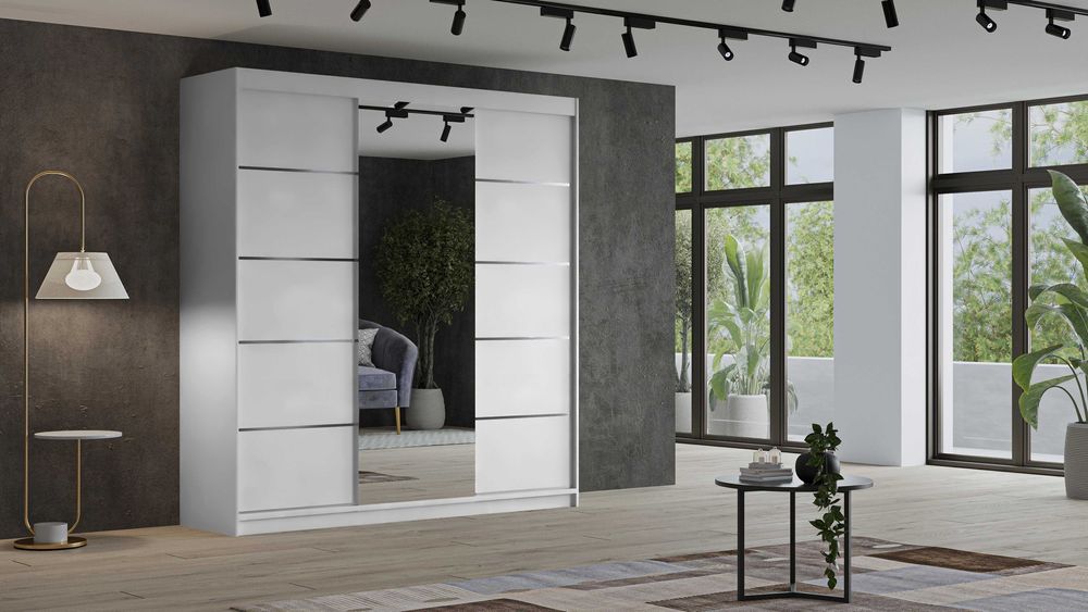 Szafa przesuwna RIO 180CM z lustrem! Promocja!