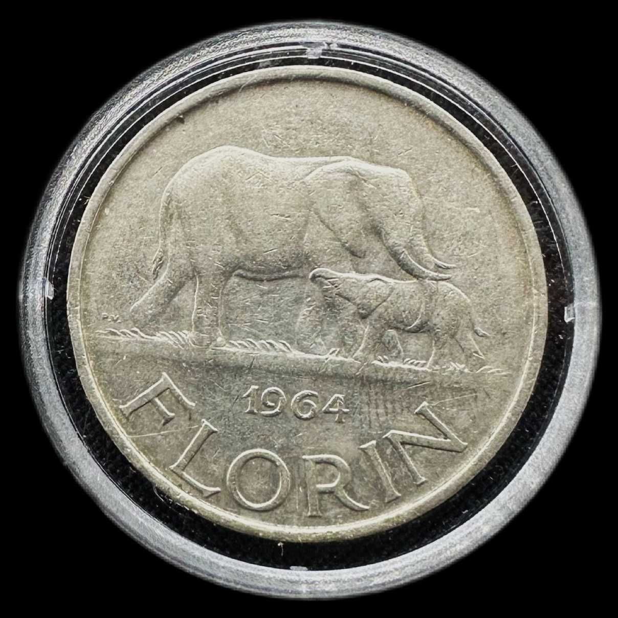 Moeda de Florin - 1964 - Malawi