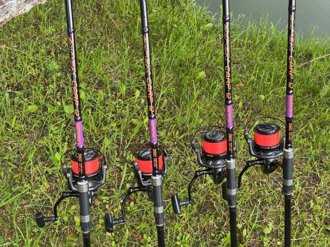 Карповый набор Brain Apex Carp 3.6м-3.9м 3.5lbs + Mirage 8000-9000