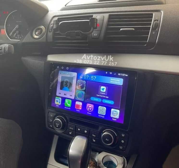 Магнитола BMW 1 e81 e82 e87 e88 GPS USB е81 е82 е88 CarPlay Android 14