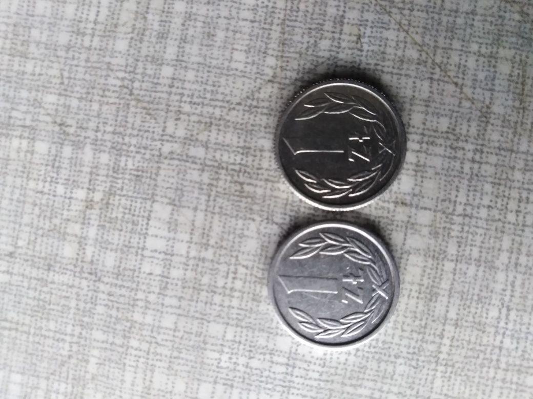 Monety 1 zł z roku 1989
