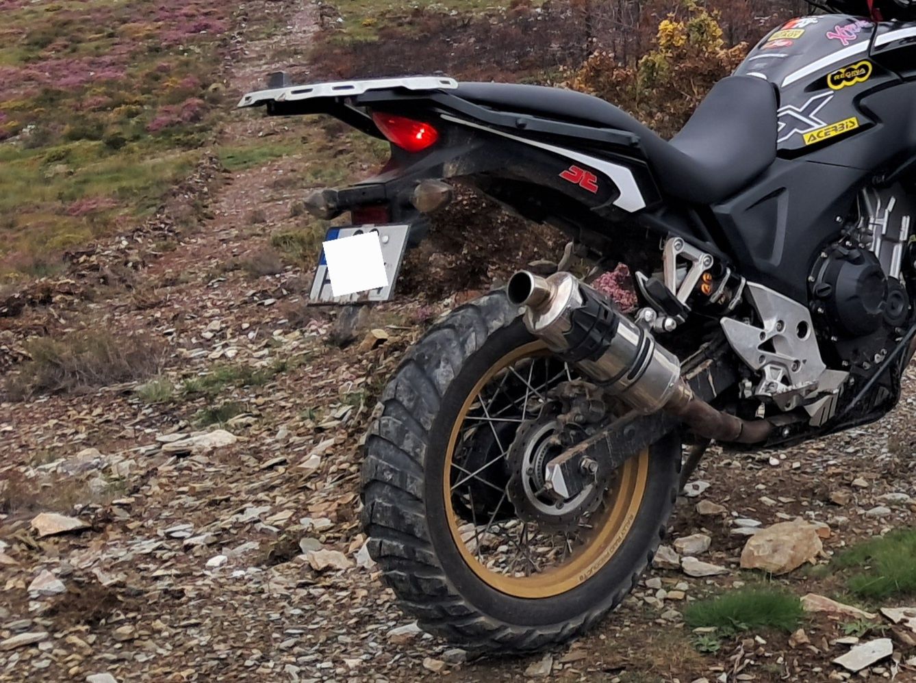 Honda Cb500x rally raid