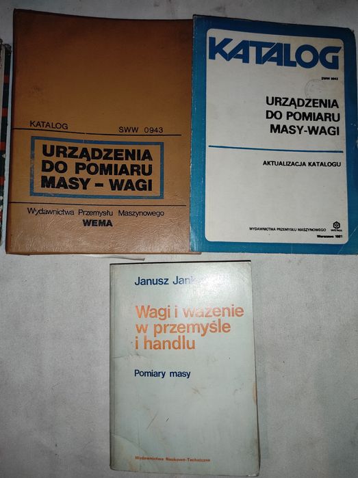 Wagi i Ważenie w Przemyśle i Handlu + Katalogi WAGI