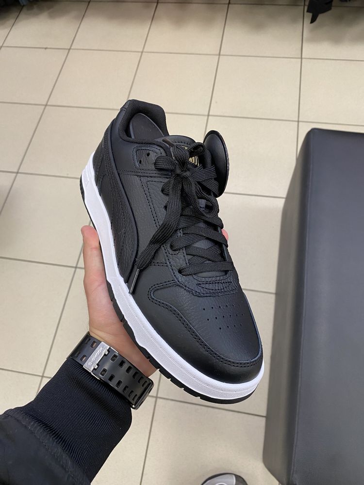 Кроссовки Puma Rbd Game Low Black original кожаные черные