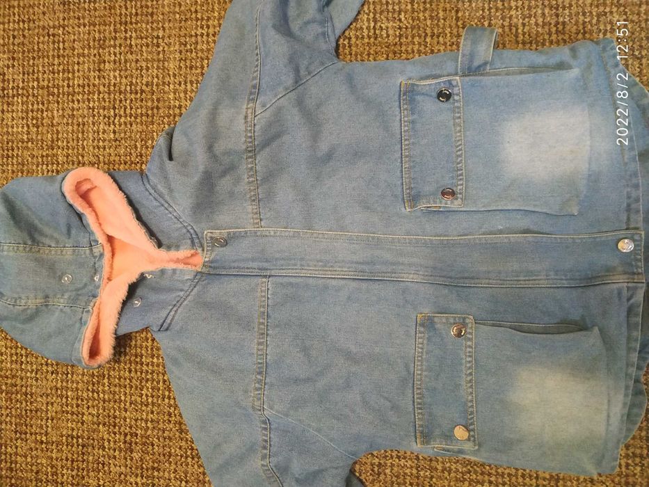 Джинсовая куртка парка