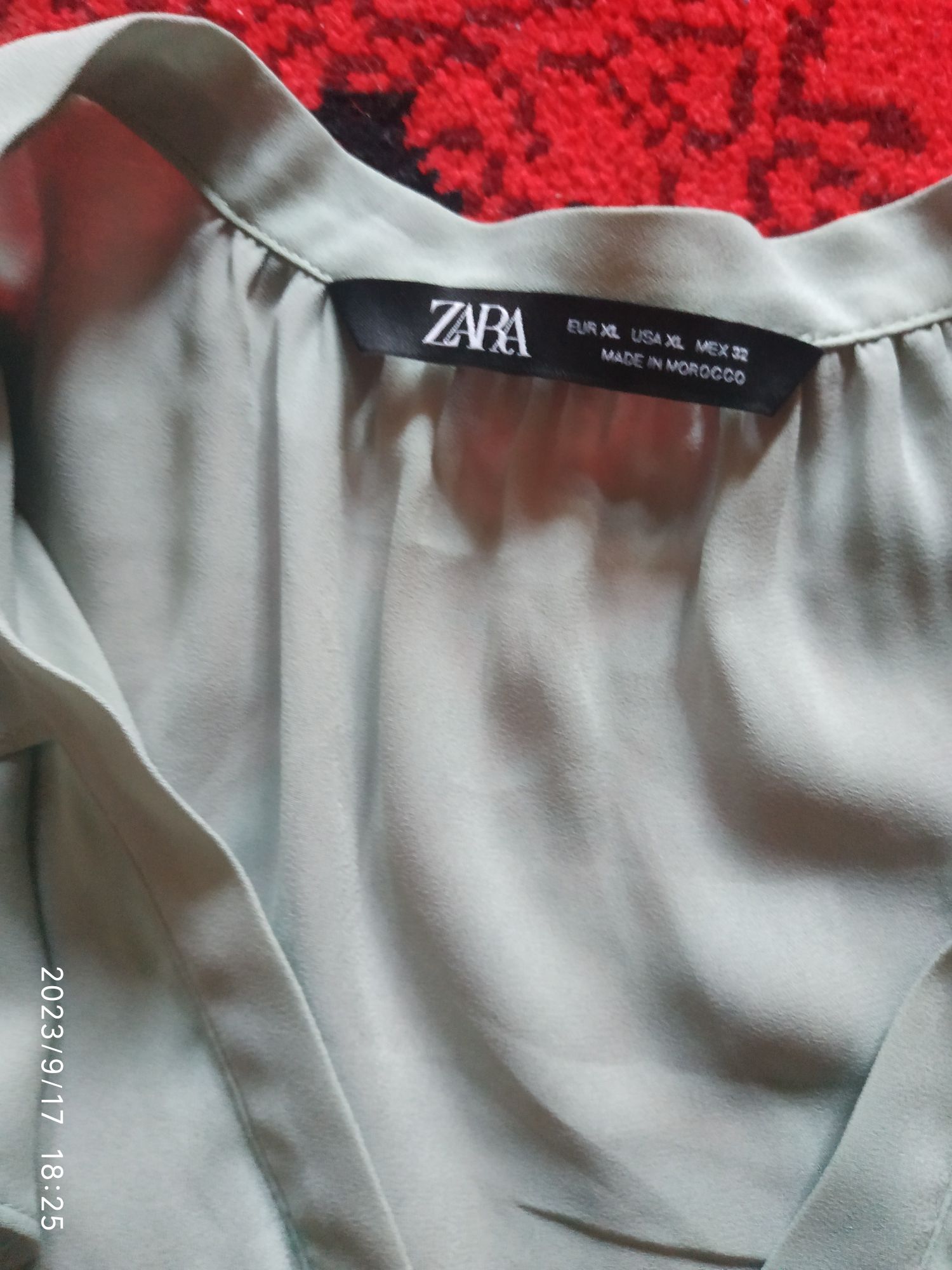 Блузка Zara шифон 48-50 размер