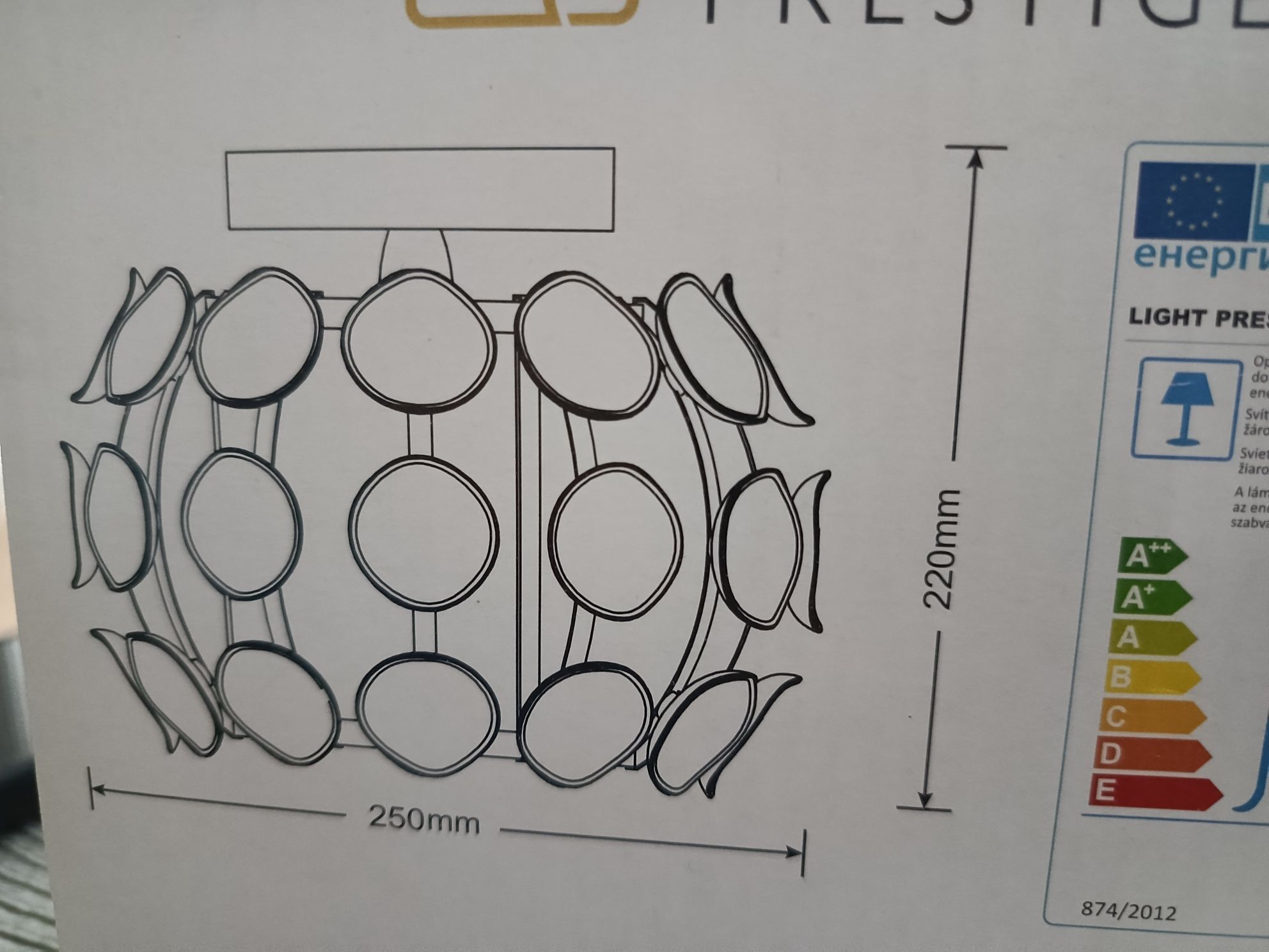 Lampa sufitowa Ferrara