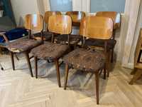 Krzesła Bilea 6szt vintage prl skoczek lisek chierowski