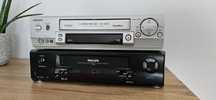 2 x magnetowid VHS aiwa i philips stereo