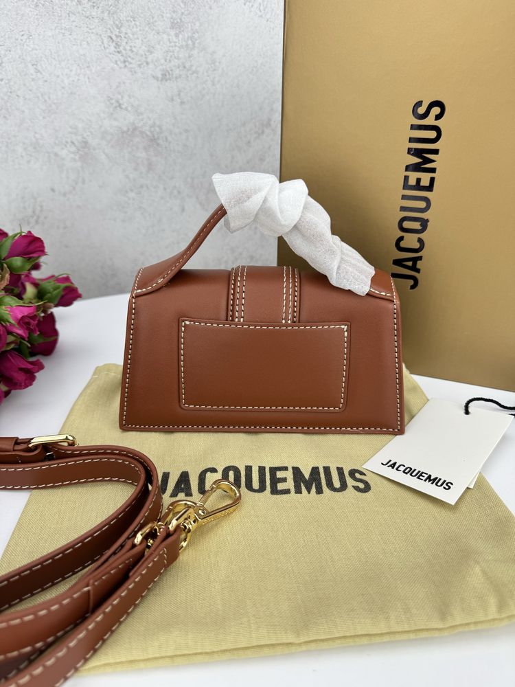 Сумка Jacquemus Mini шкіра | коричнева, біла