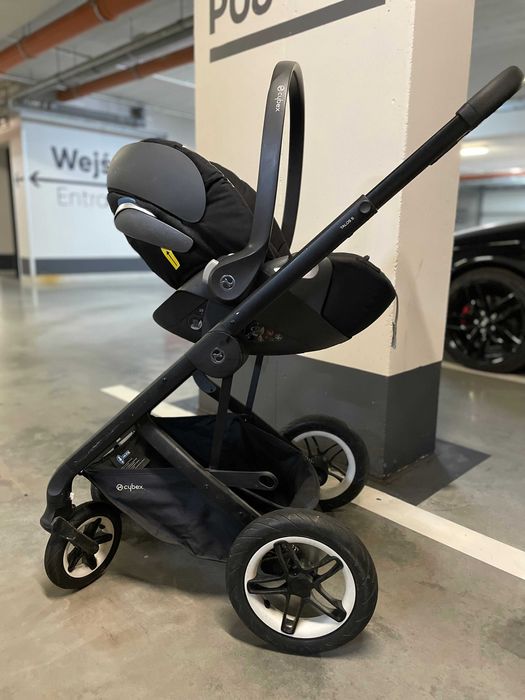 Fotelik nosidło nosidełko cybex do samochodu + adaptery dla niemowlaka