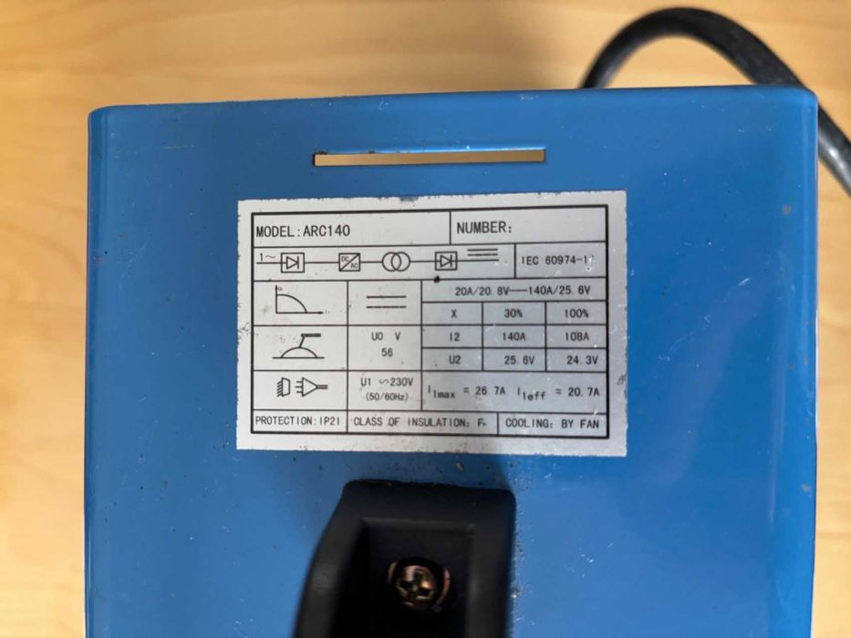 Maquina de Soldar Stahlwerk ARC140