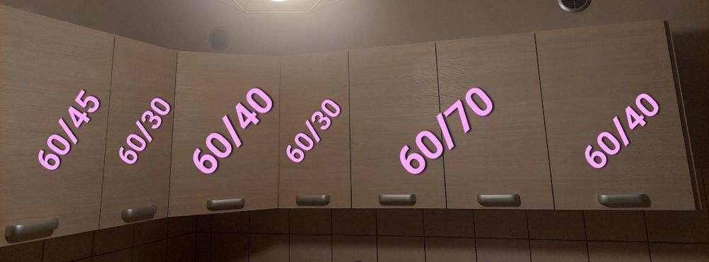 Górne szafki kuchenne