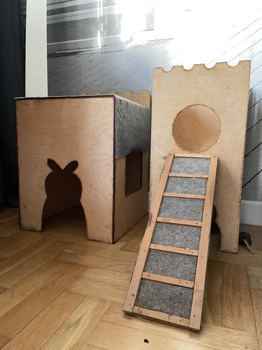 Domki dla kota, krolika, szczura