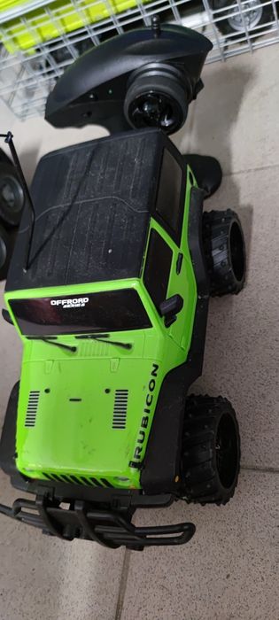 Jeep Wrangler Rubicon zdalnie sterowany zielony