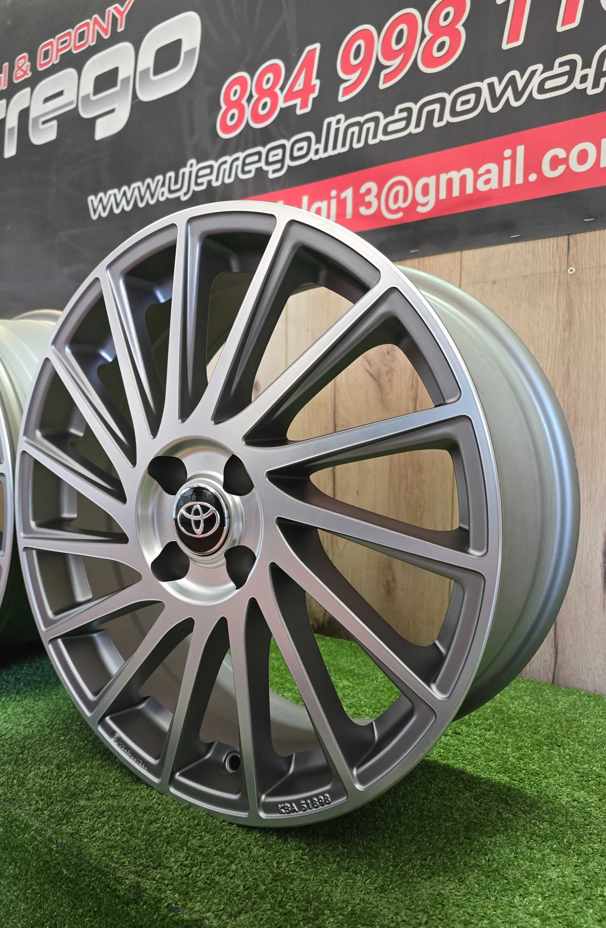 NOWE ALUFELGI TOYOTA 17x4x100 - AygoX , IQ, Yaris