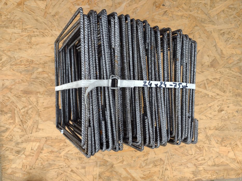 Strzemiona zbrojeniowe, jarzemka budowlane, drut