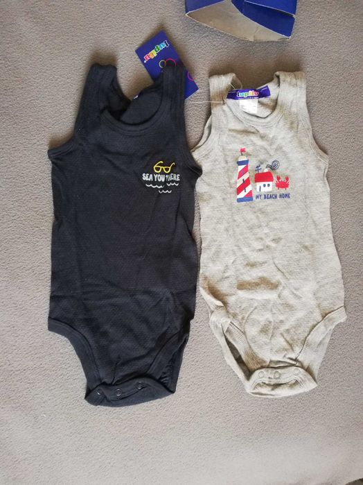 2x Body niemowlęce Lupilu 62/68