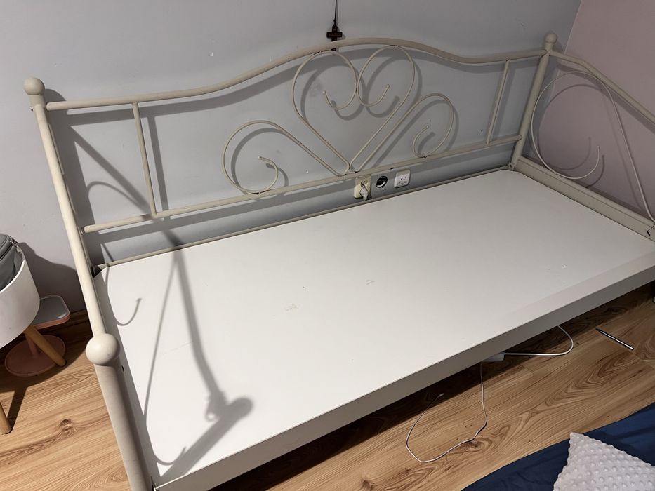 łóżko metalowe 90x200
