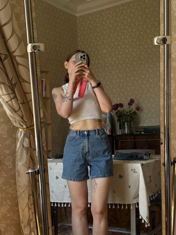 шорти джинсові zara pull and bear s xs