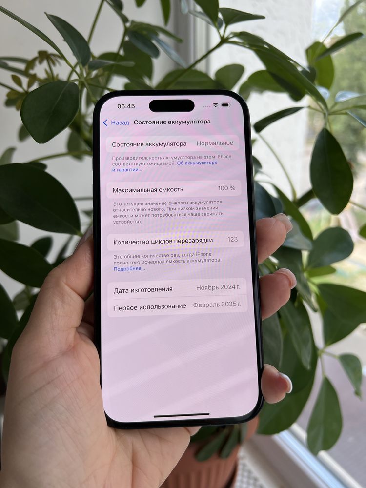 Iphone 16 128gb 123 цикла айфон