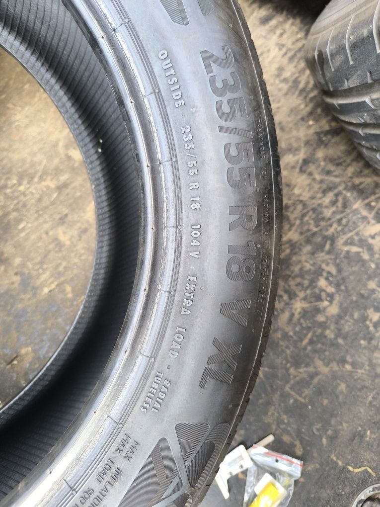 4 ŁADNE Opony letnie 235/55R18 104V Continental EC6 Montaż Wolsztyn