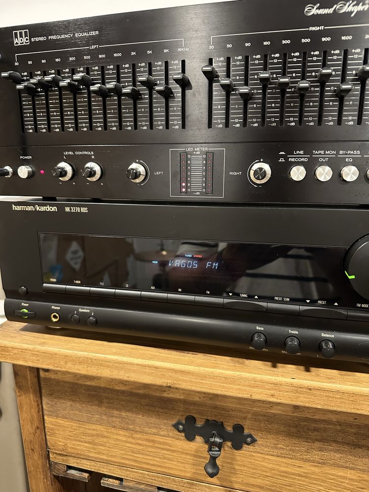 Amplificador Harman Kardon + Equalizador ADC