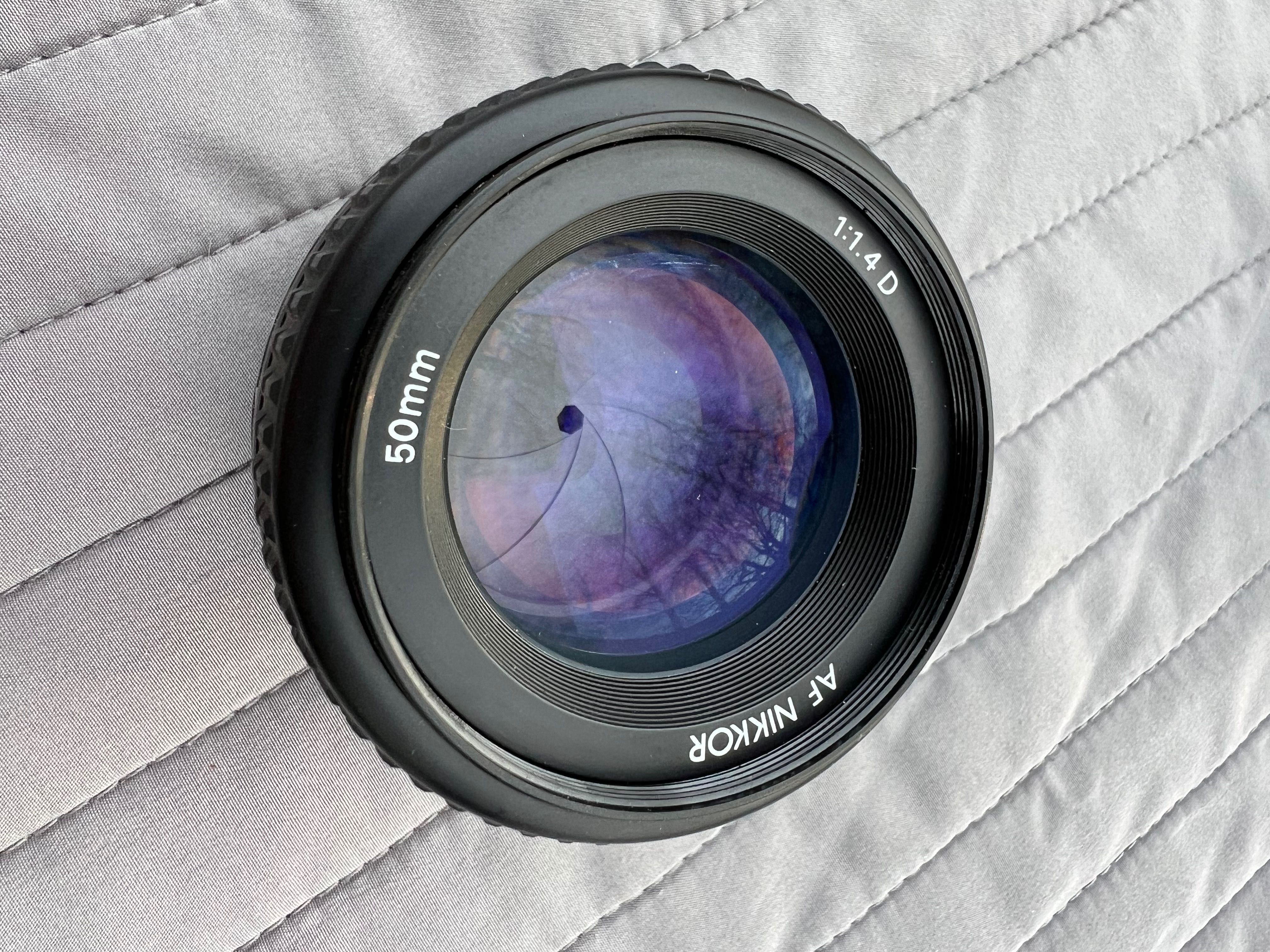 Obiektyw Nikon Lens AF NIKKOR 50mm f/1.4D jak NOWY!