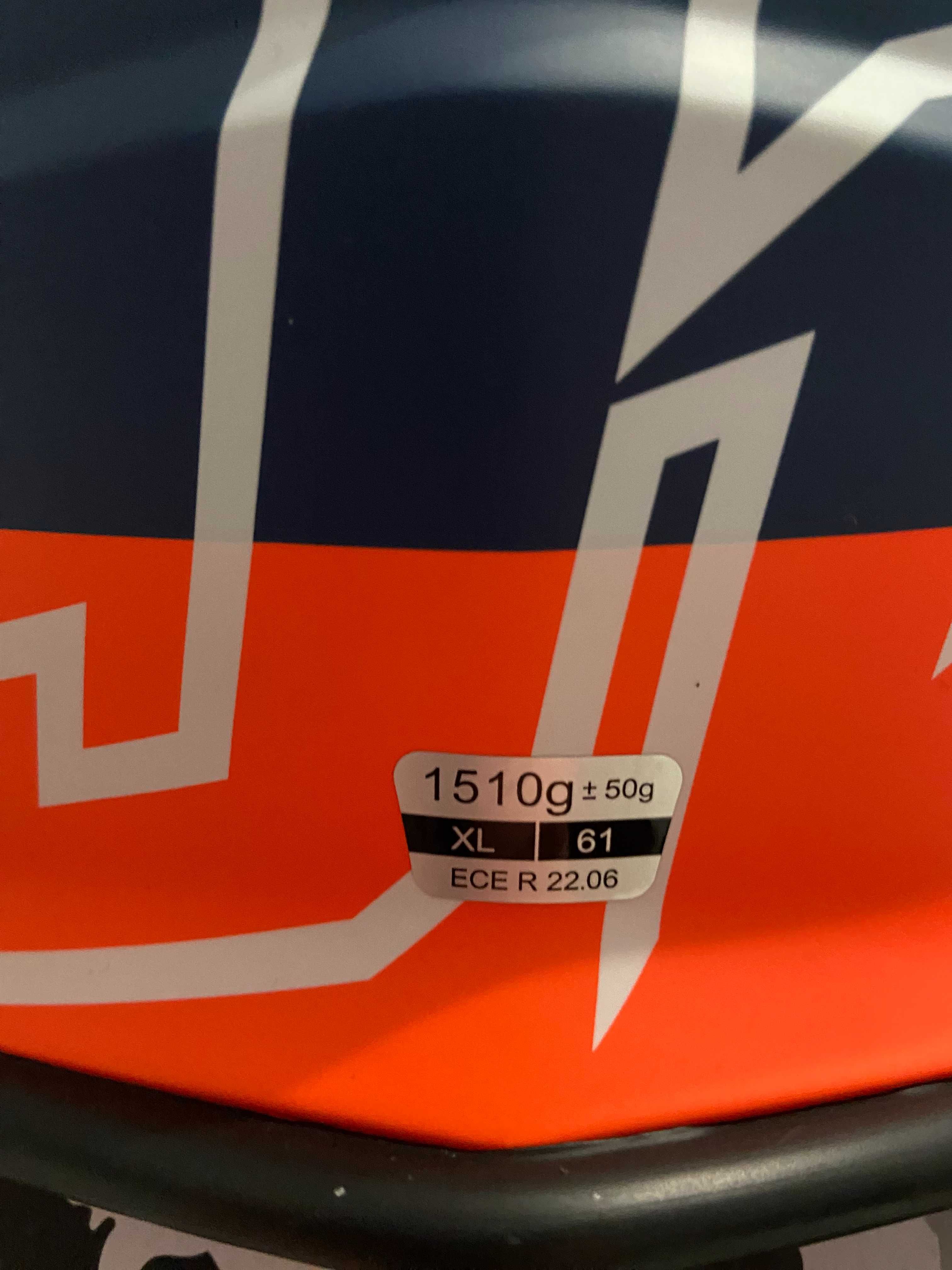 Kask Just1 J39 Thruster Orange Mat MX(cross,quad,enduro,mtb) GWARANCJA