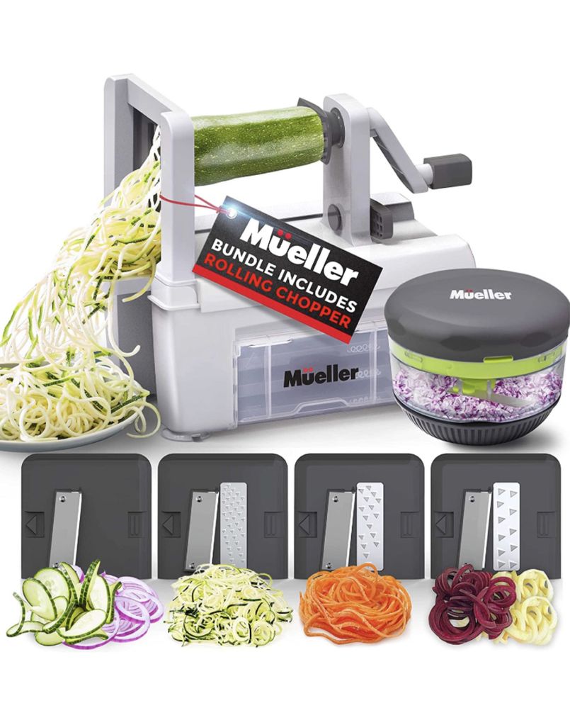 Espirilizador novo - Mueller Spiralizer Pro 4 blade