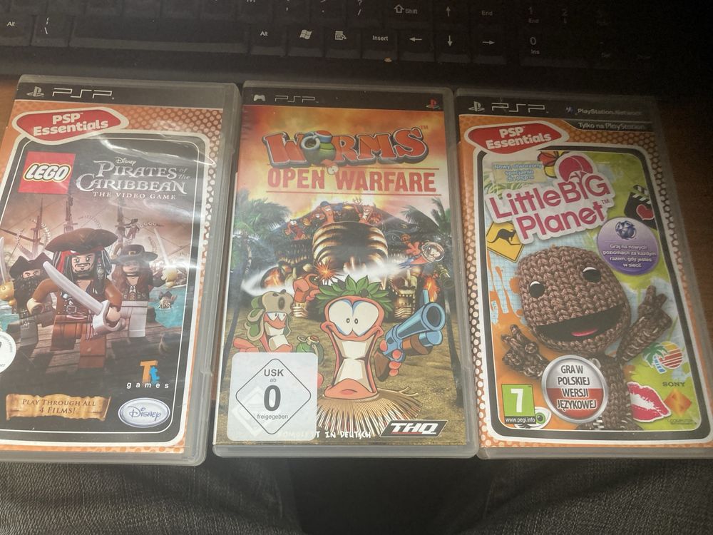 gry na psp stan jak nowy