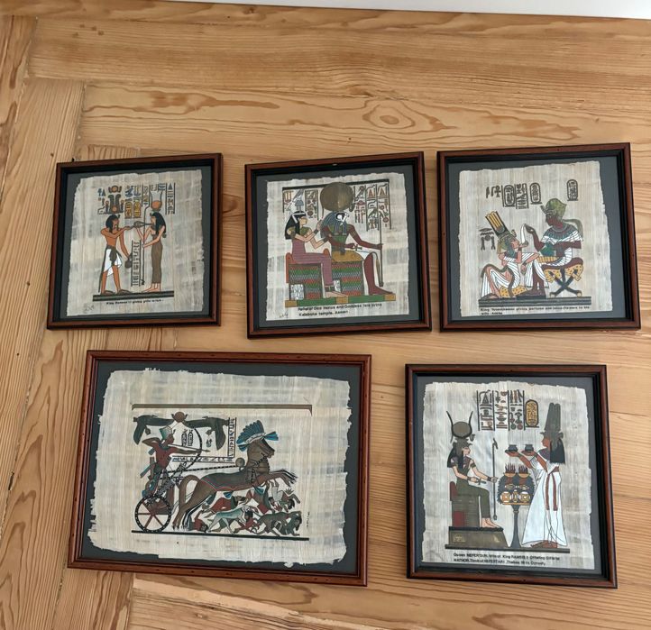 5 Papiros originais do egipto