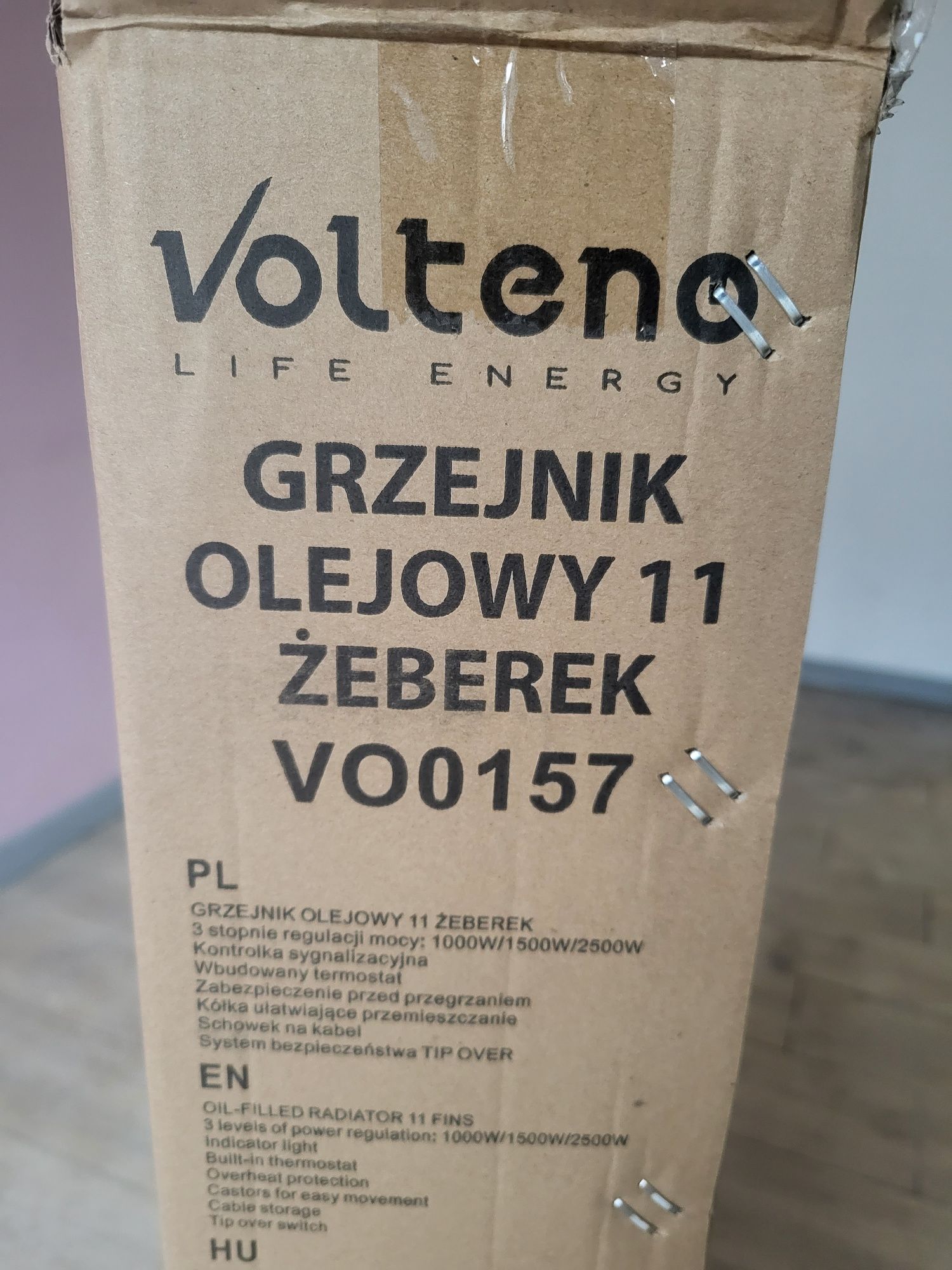 Nowy grzejnik olejowy Volteno 11 żeberek