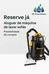 Máquina Lavadora de Sofás / Colchões / Estofos