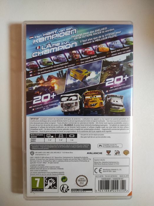 Jogos Nintendo Switch Cars 3 Driven To Win