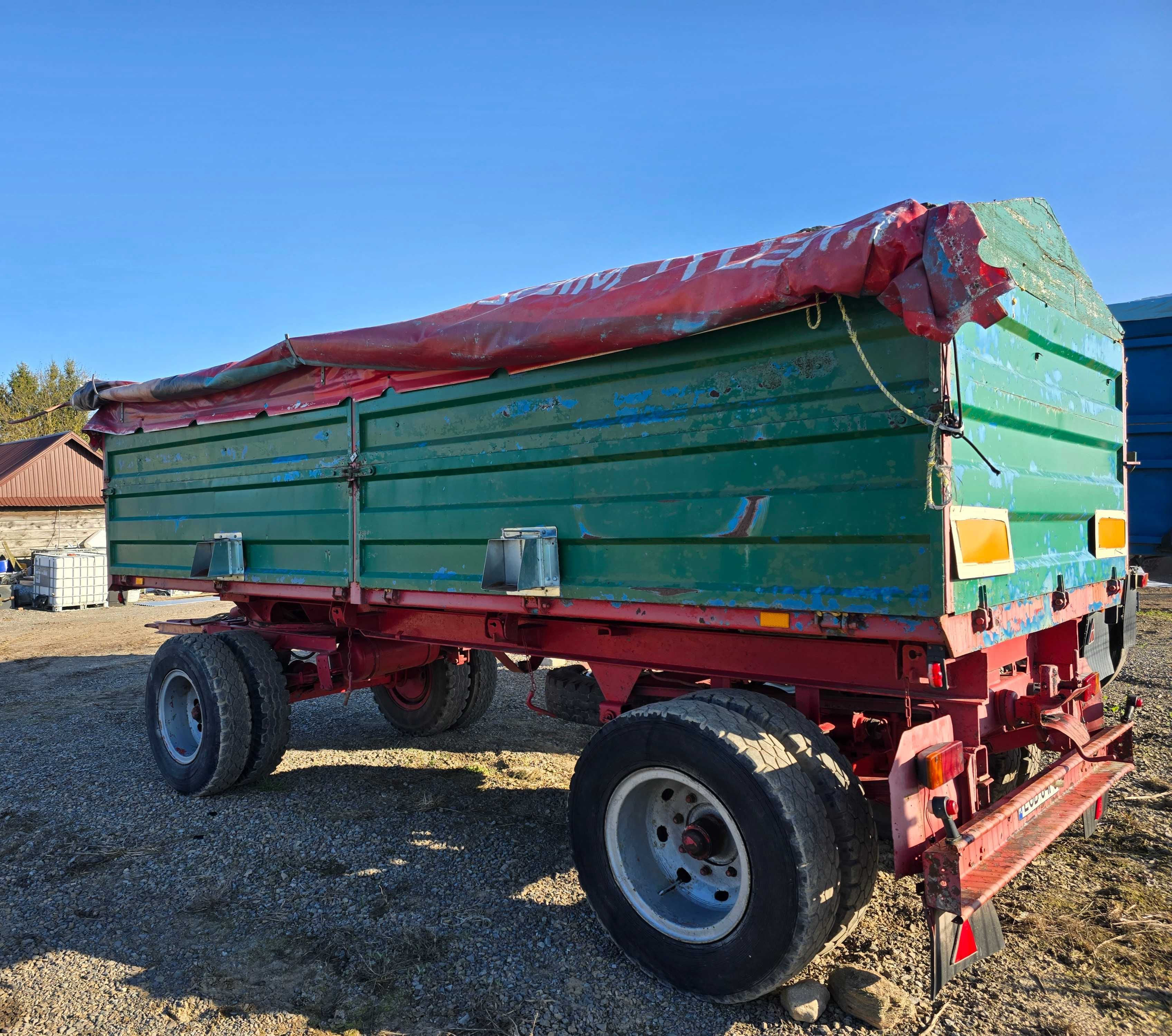 Przyczep Rolnicza HL 8011 12t Wywrotka Zarejestrowana