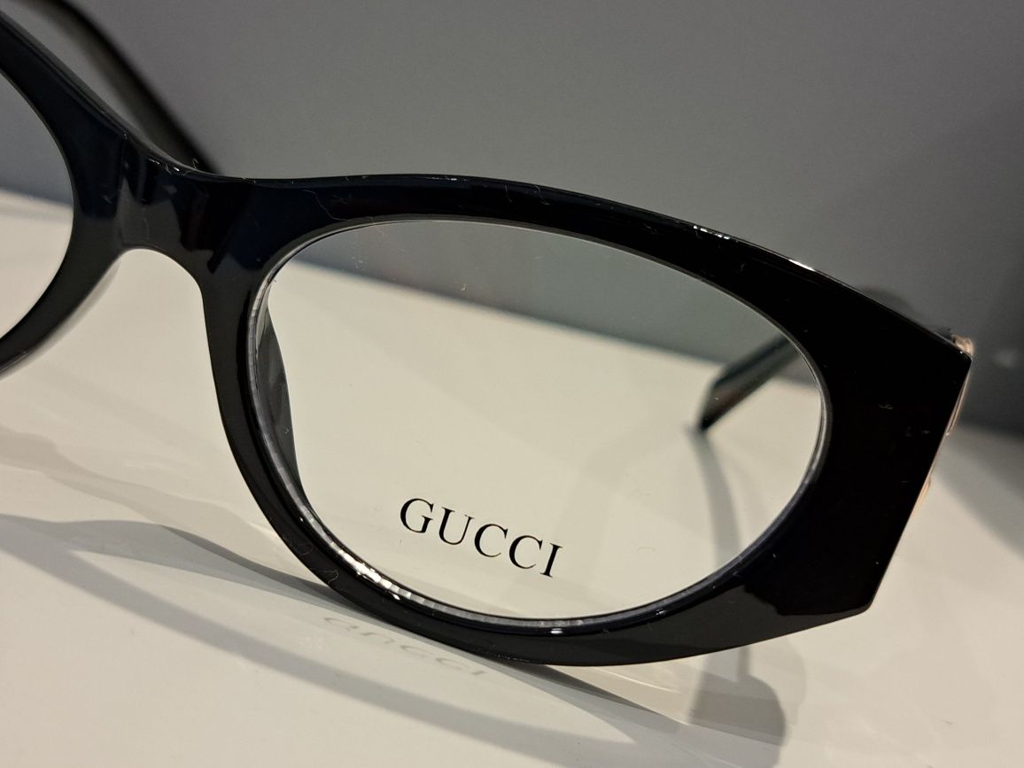 GUCCI nowe czarne oprawki okulary zerówki