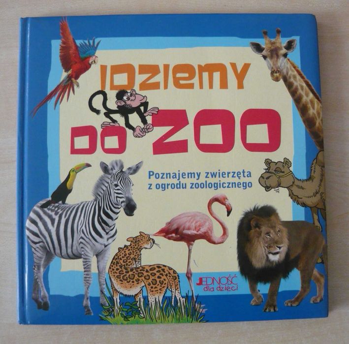 książka idziemy do zoo poznajemy zwierzęta książeczka dla dzieci