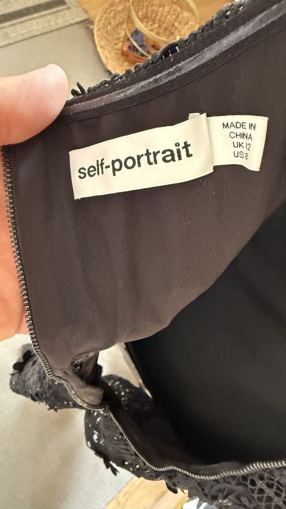 Self Portrait сукня 38р (м) кружево супер якість