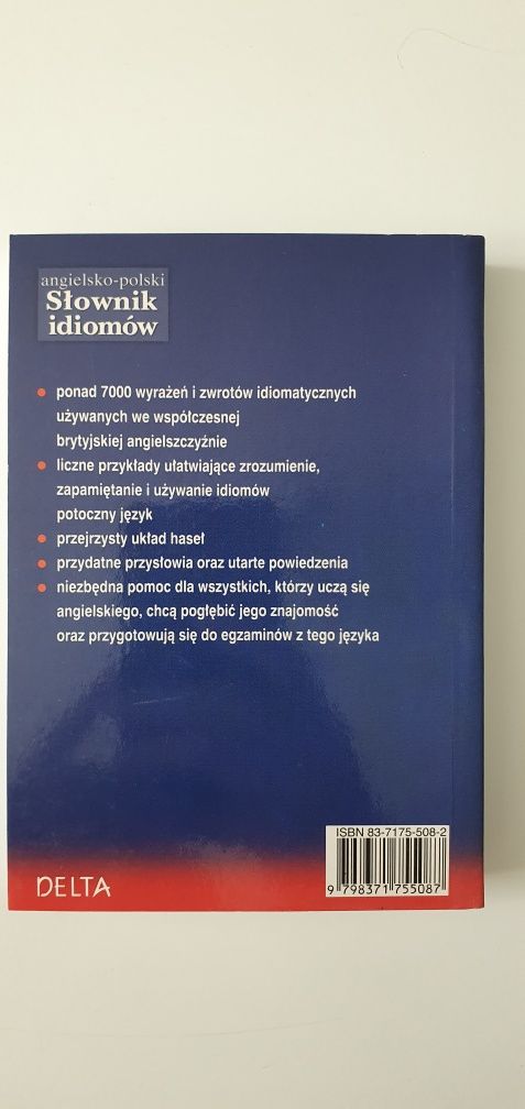 Angielsko-polski słownik idiomów podręczny