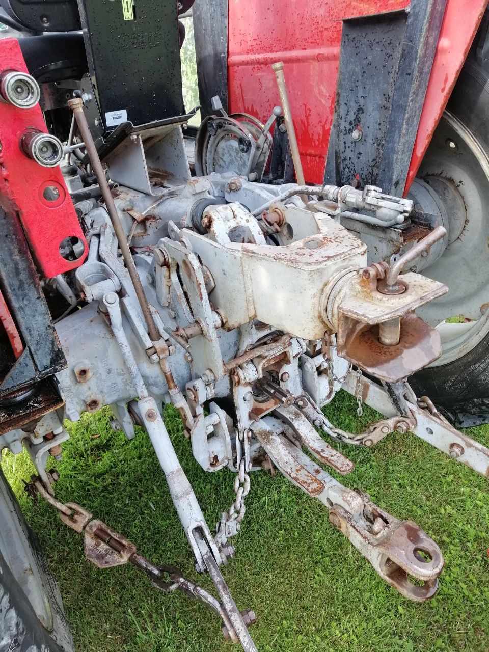 Massey Ferguson 255 z turem w oryginale łyżką widły
