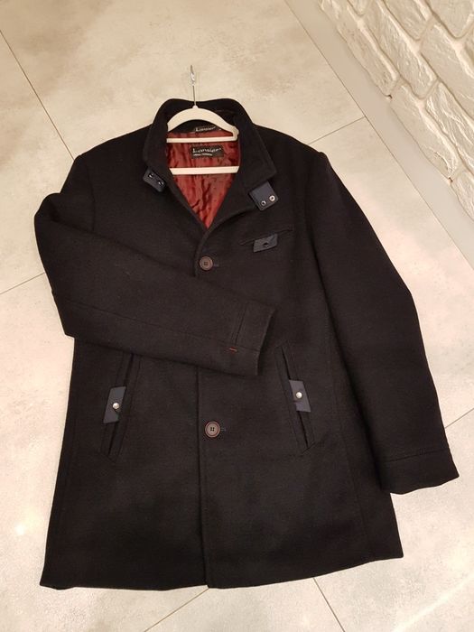 Zimowa kurtka- półpłaszcz- jak nowa