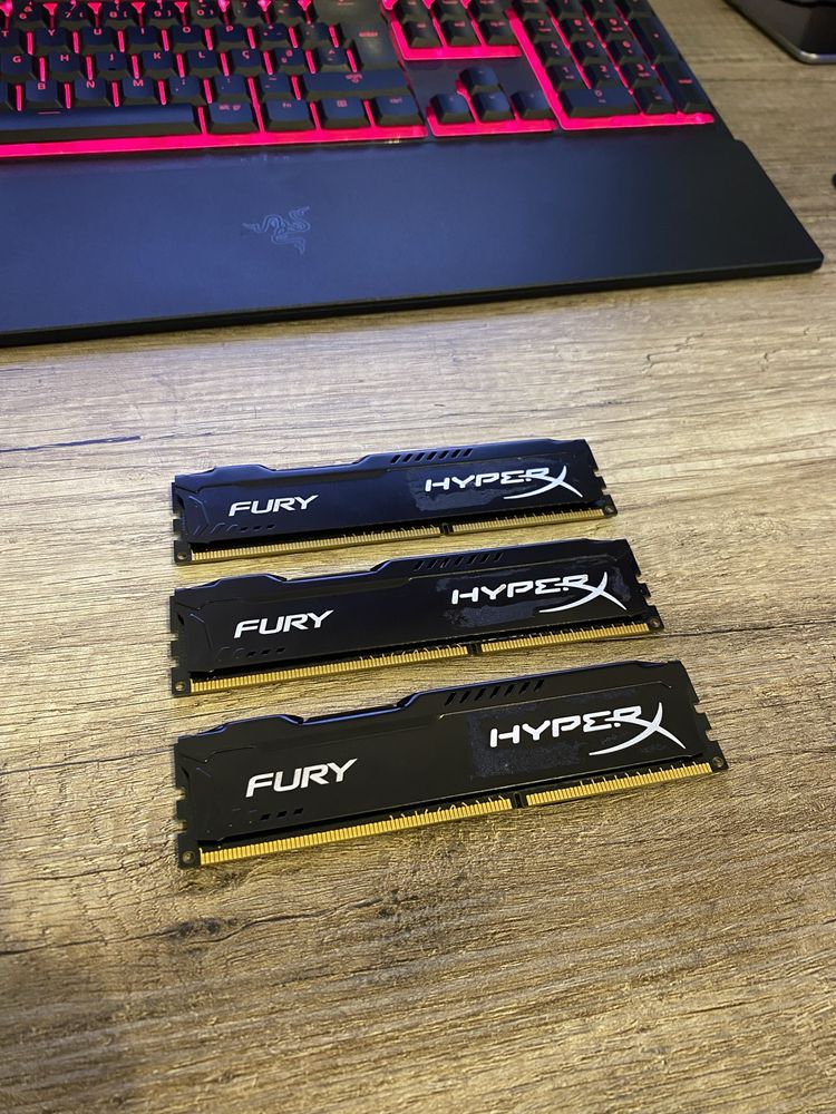 Memória RAM HyperX Fury - DDR3 12Gb