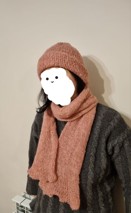 Czapka + szalik handmade