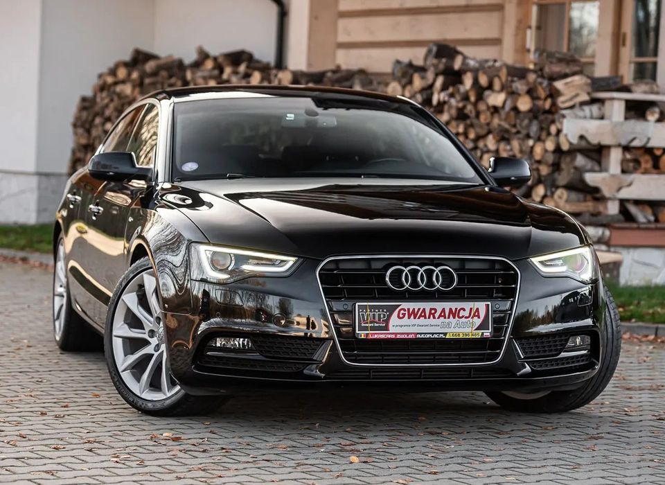 Audi A5 Sportback 1.8TBenzyna*S-Line*XenonLedNaviSkóraSerwisASOTopStanGwarancjaRaty!!!