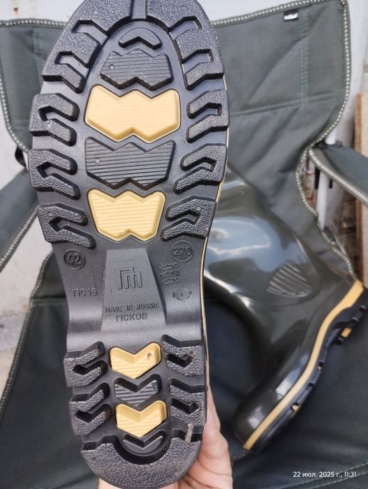 сапоги резиновые с вкладышем