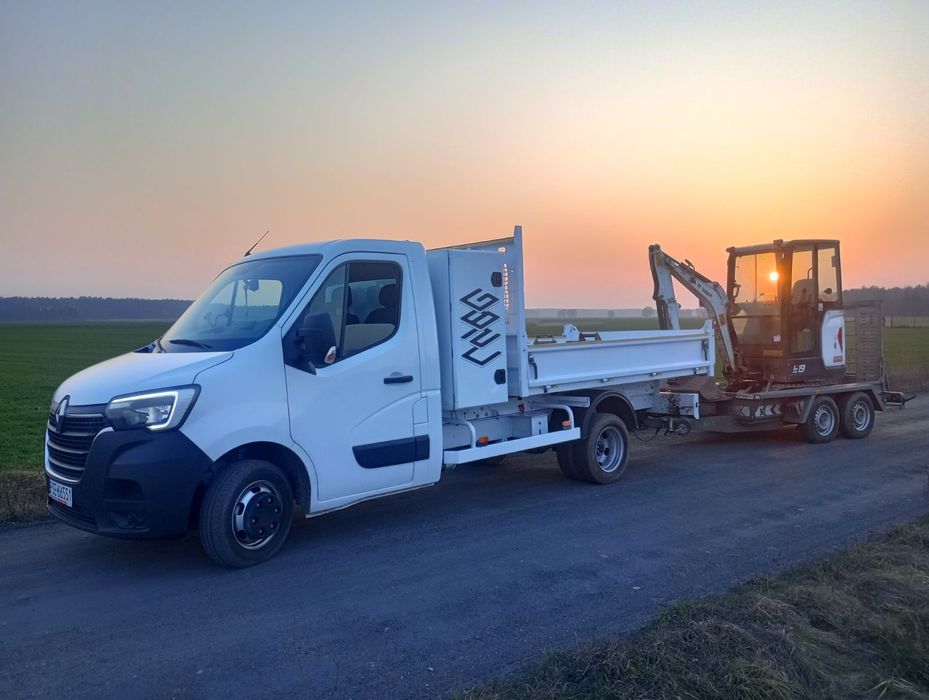 Usługi minikoparką i wywrotką elewacje/wykończenia pod klucz