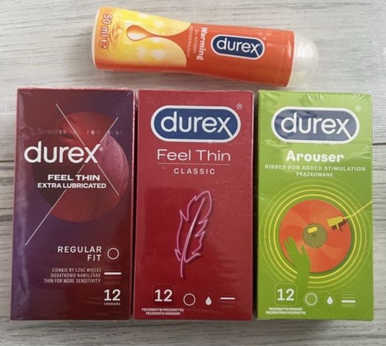 Jarek Durex  3x12 +gratis żel Nowe w terminie. Oferta specjalna