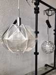 Lampa wiszaca Space Age Modern proj Paul Secon dla  Sompex